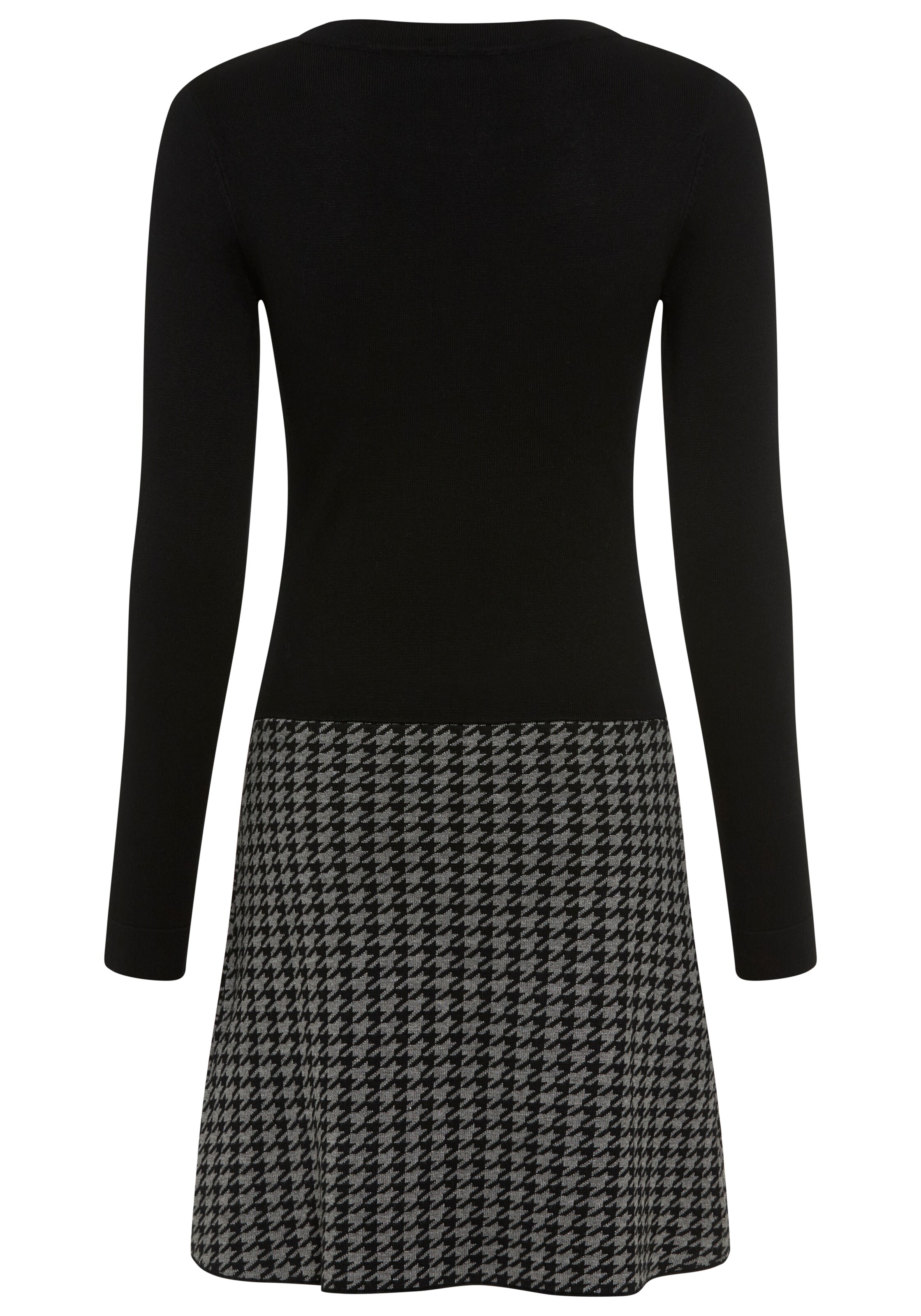 MELROSE Knitted dress in Black