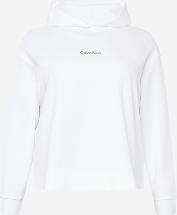 Calvin Klein Curve Mikina – bílá: přední strana