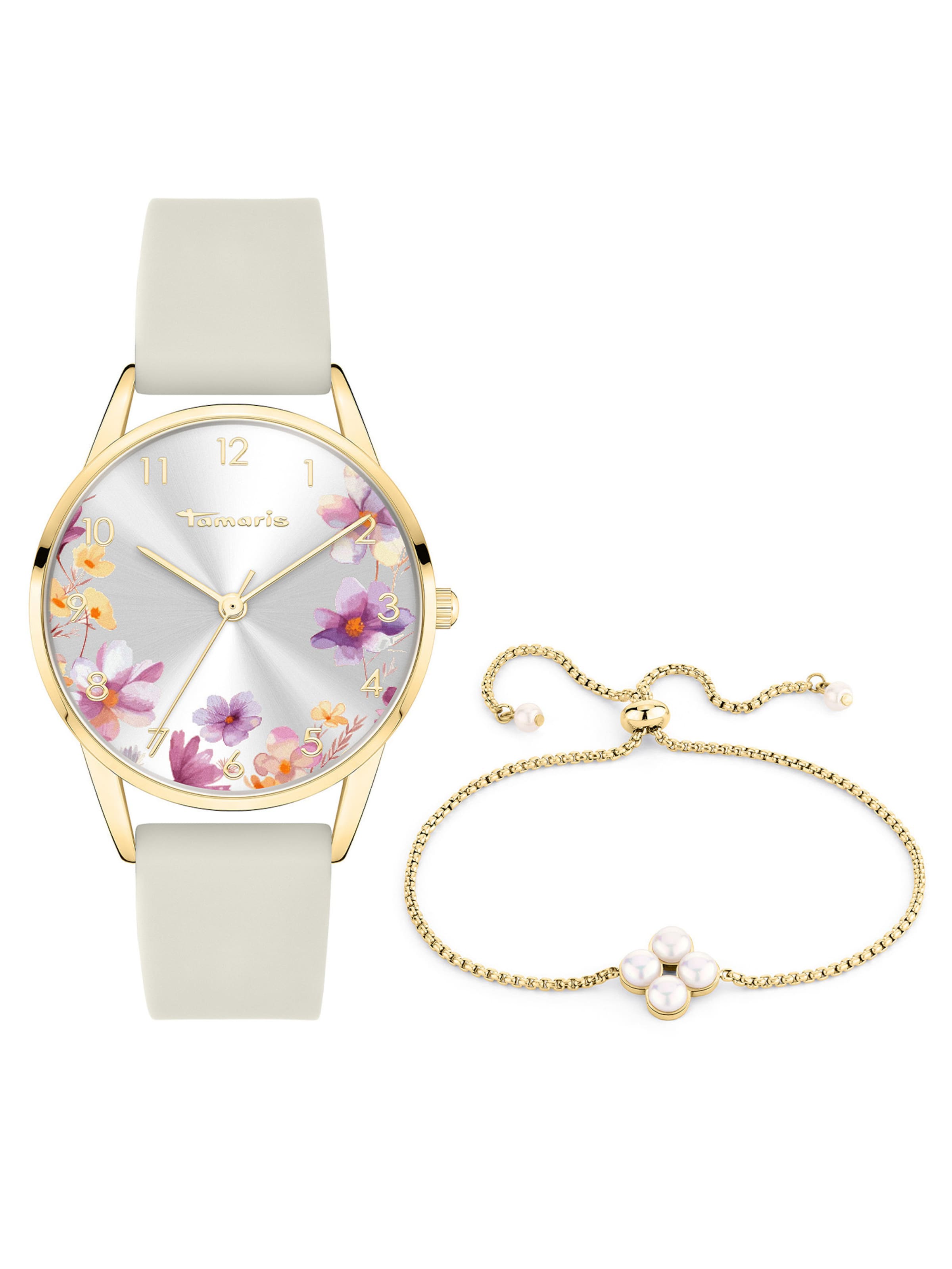 Tamaris Armbanduhr in Gold: Vorderseite