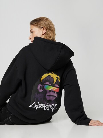 About You x Cyberkongz Hoodie 'Ali' in Schwarz