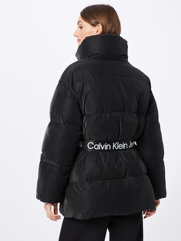 Calvin Klein Jeans Winterjas in Zwart