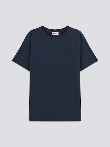 Maglietta di GAS in blu: frontale