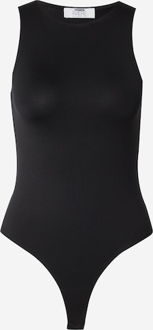 RÆRE by Lorena Rae בגד גוף-חולצה 'Klea' בשחור: מלפנים