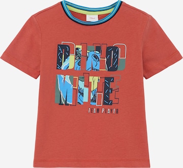 T-Shirt s.Oliver en orange : devant