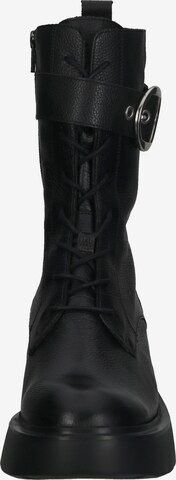 Wonders Lace-Up Ankle Boots in Black