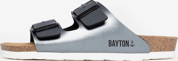 Bayton - Sapato aberto 'Atlas' em prata: frente