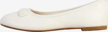 Ballerines POTI PATI en blanc : devant