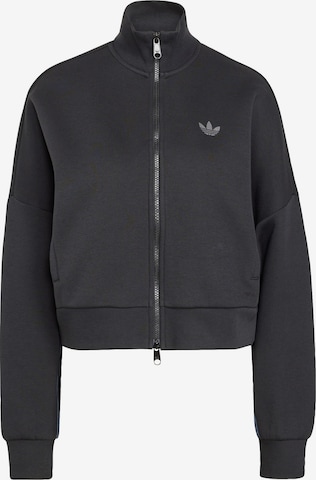 Veste de survêtement ADIDAS ORIGINALS en noir : devant