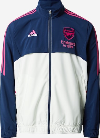ADIDAS SPORTSWEAR Athletic Jacket 'FC Arsenal Condivo 22' in Blue: front