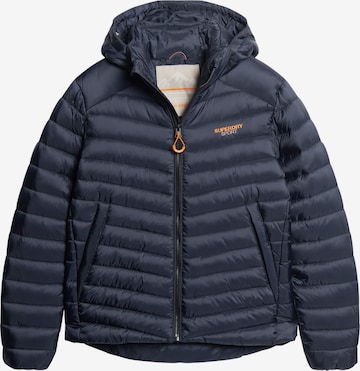 Superdry Winter Jacket 'Fuji' in Blue: front