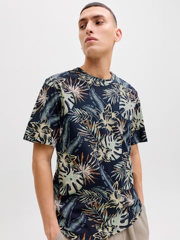 JACK & JONES Bluser & t-shirts 'JJHONOLULU' i blå