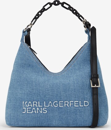KARL LAGERFELD JEANS Наплечная сумка в Синий: спереди