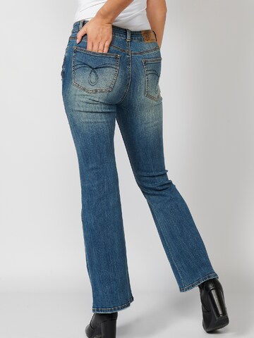 KOROSHI Flared Jeans in Blue