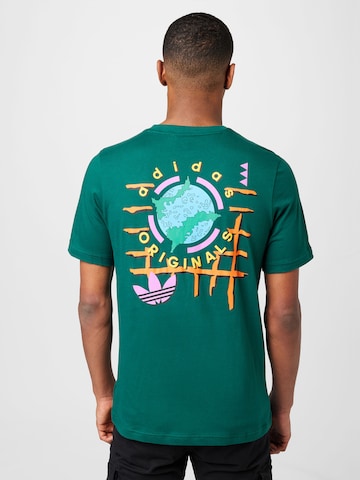 ADIDAS ORIGINALS - Camisa 'Wander Hour' em verde