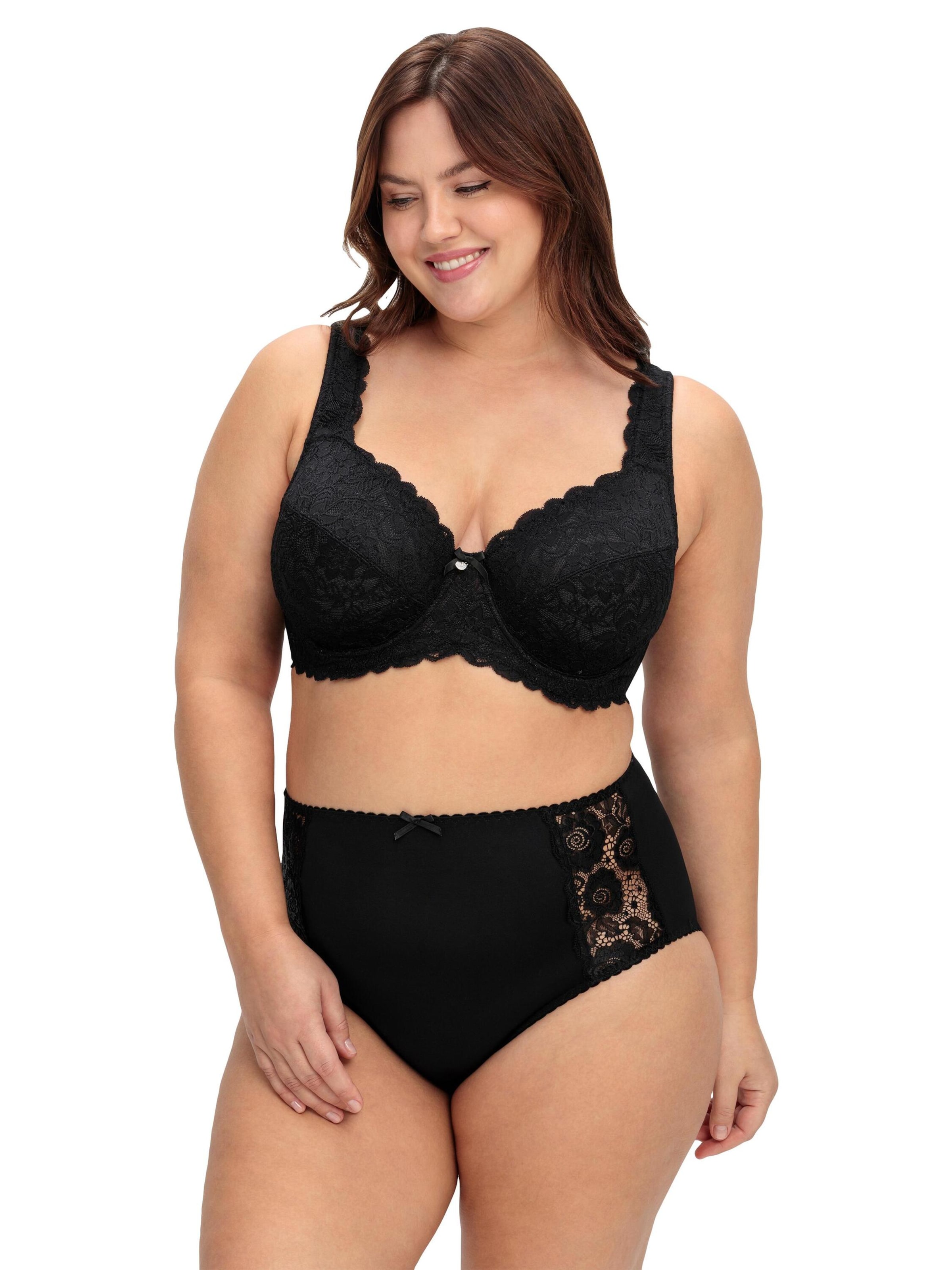 SHEEGO Бюстье Бюстгальтер в Черный