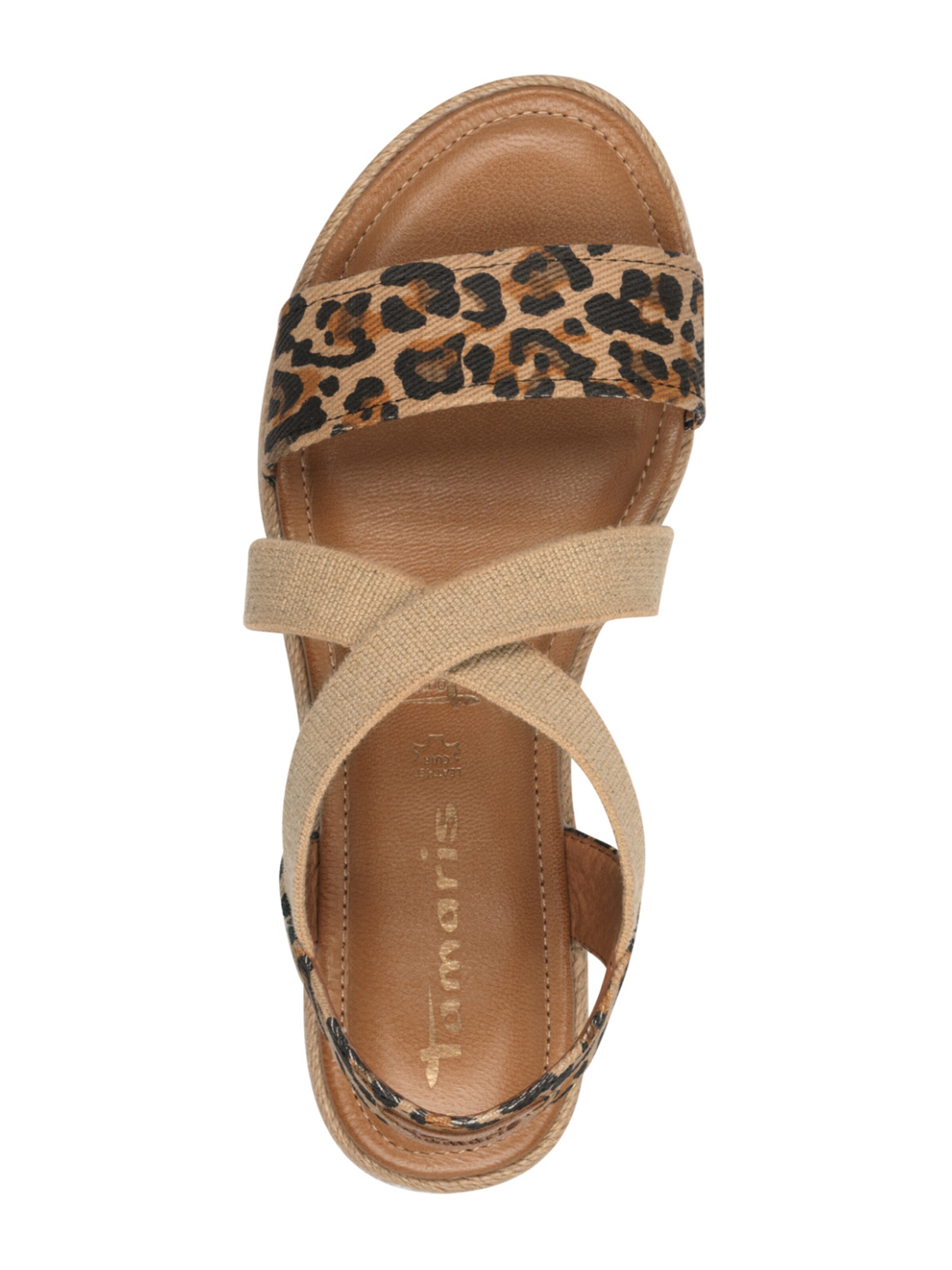 Sandalo con cinturino di Tamaris in marrone