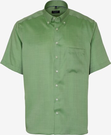 ETERNA Comfort fit Overhemd in Groen: voorkant