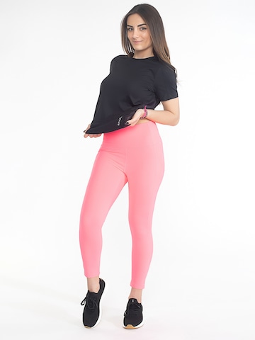 Skinny Pantalon de sport Spyder en rose