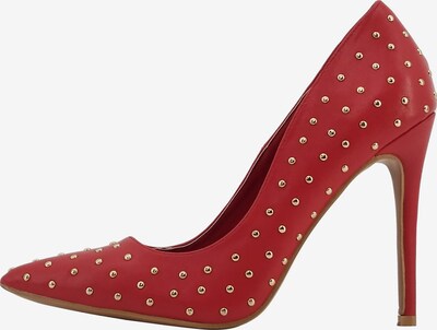 faina Pumps in gold / rot, Produktansicht