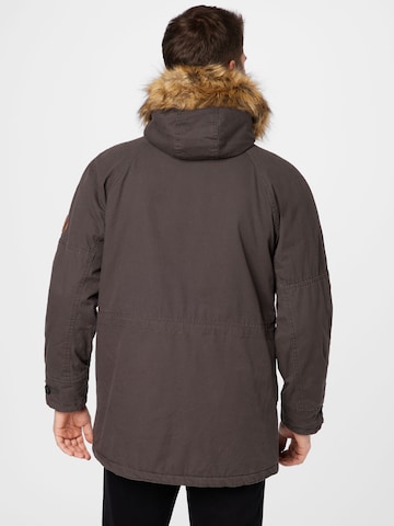 INDICODE JEANS Winter parka 'Fann' in Grey