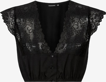 STOCKERPOINT Trachtenbluse 'Aveline' in Schwarz: Vorderseite