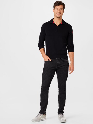 BOSS Orange Skinny Jeans 'Delaware' in Zwart