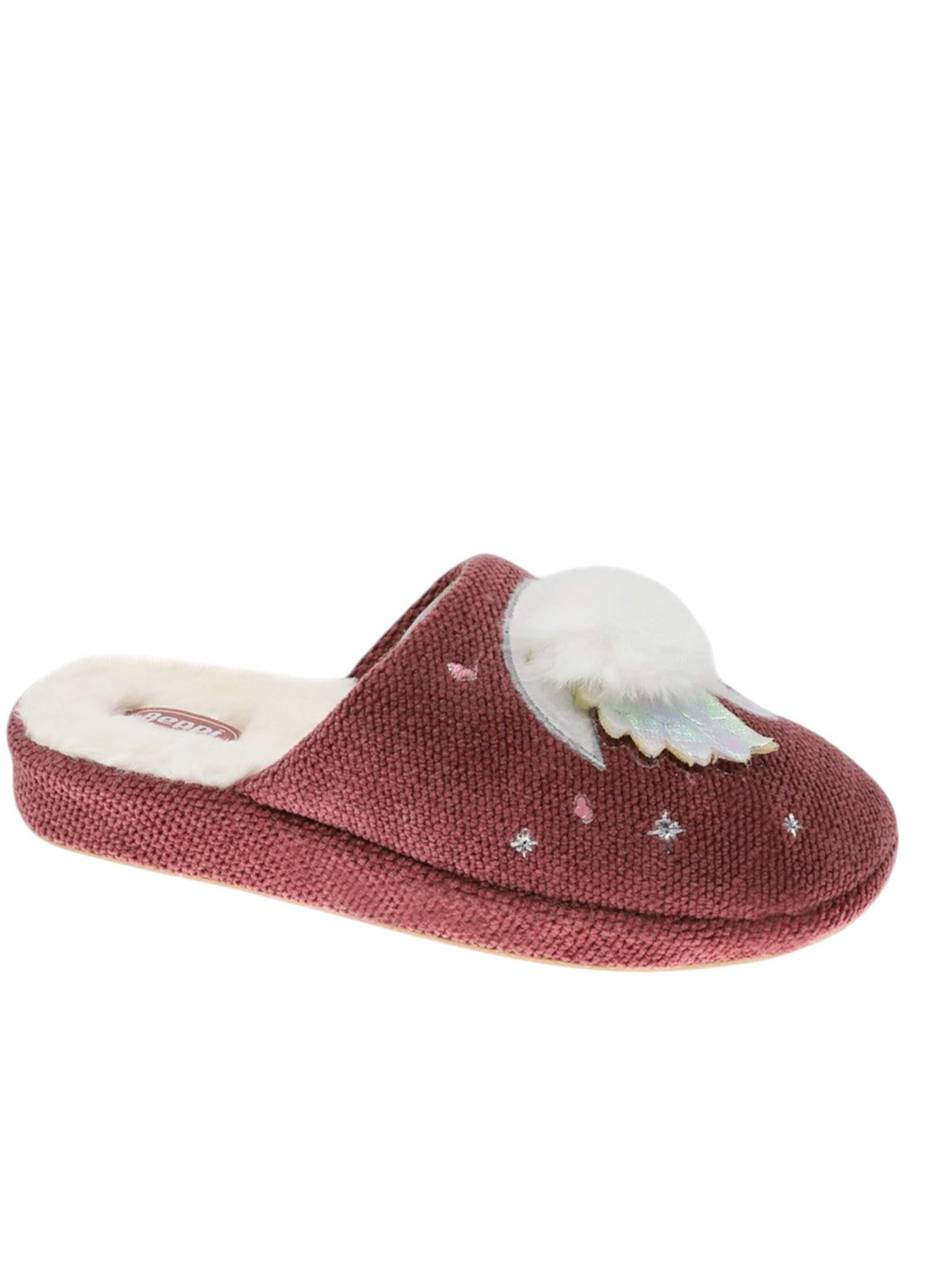 Beppi - Zapatillas de casa en rojo: frente