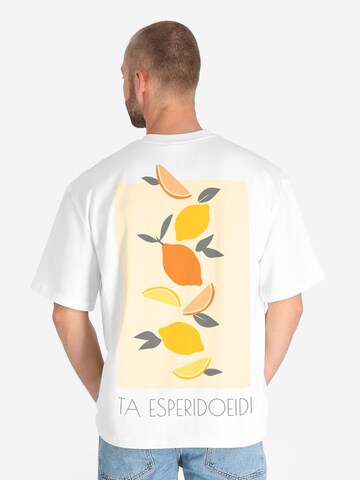 SPITZBUB Shirt 'Esperidoeidi' in Weiß