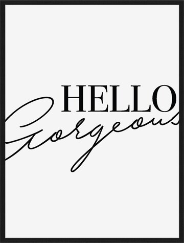 Liv Corday Image 'Hello Gorgeous' in Black: front