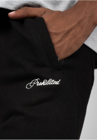 Wide leg Pantaloni 'Campus' di Prohibited in nero