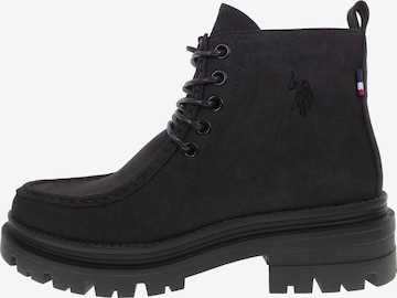 U.S. POLO ASSN. Boots in Black: front