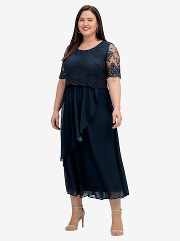 SHEEGO Abendkleid in Blau