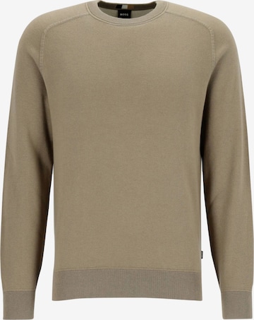 BOSS Pullover ' Hidoneo ' in Braun: Vorderseite