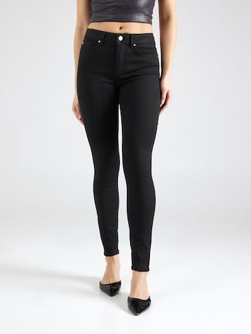 VERO MODA Skinny Jeans 'FLASH' in Black: front