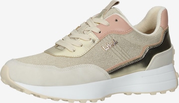 Baskets basses LA STRADA en beige : devant