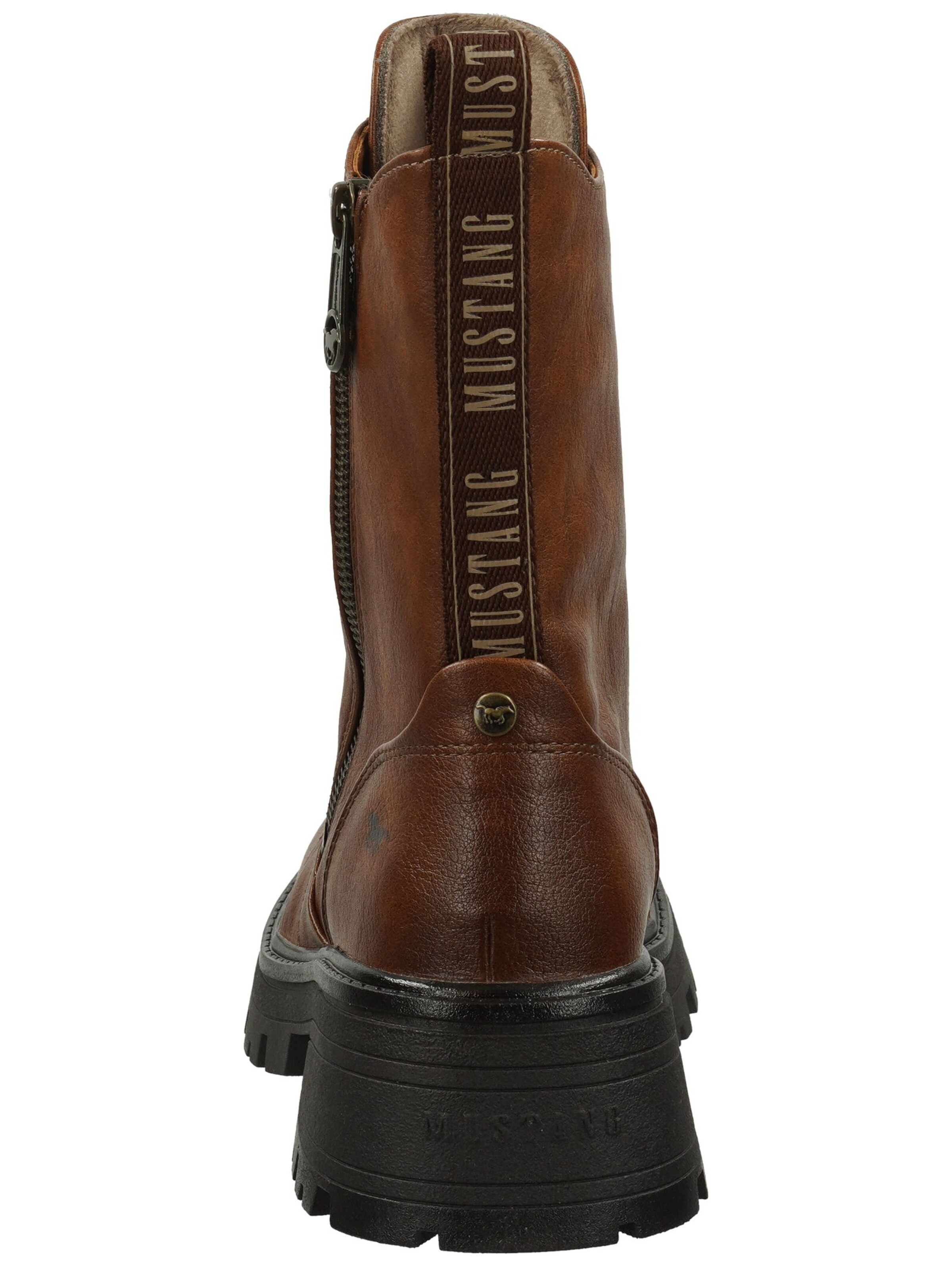 Bottines à lacets MUSTANG en marron