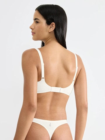 SLOGGI Bustier Melltartó 'ZERO Feel Pure' - fehér