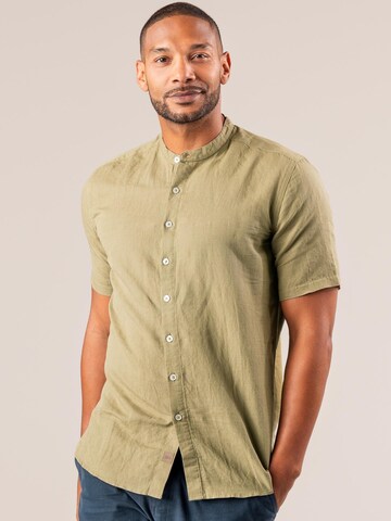 Living Crafts Regular Fit Hemd 'RUBEN'‌‌‌‌‌‌‌‌‌ in Grün