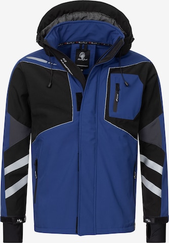 Rock Creek Outdoorjacke in Blau: predná strana