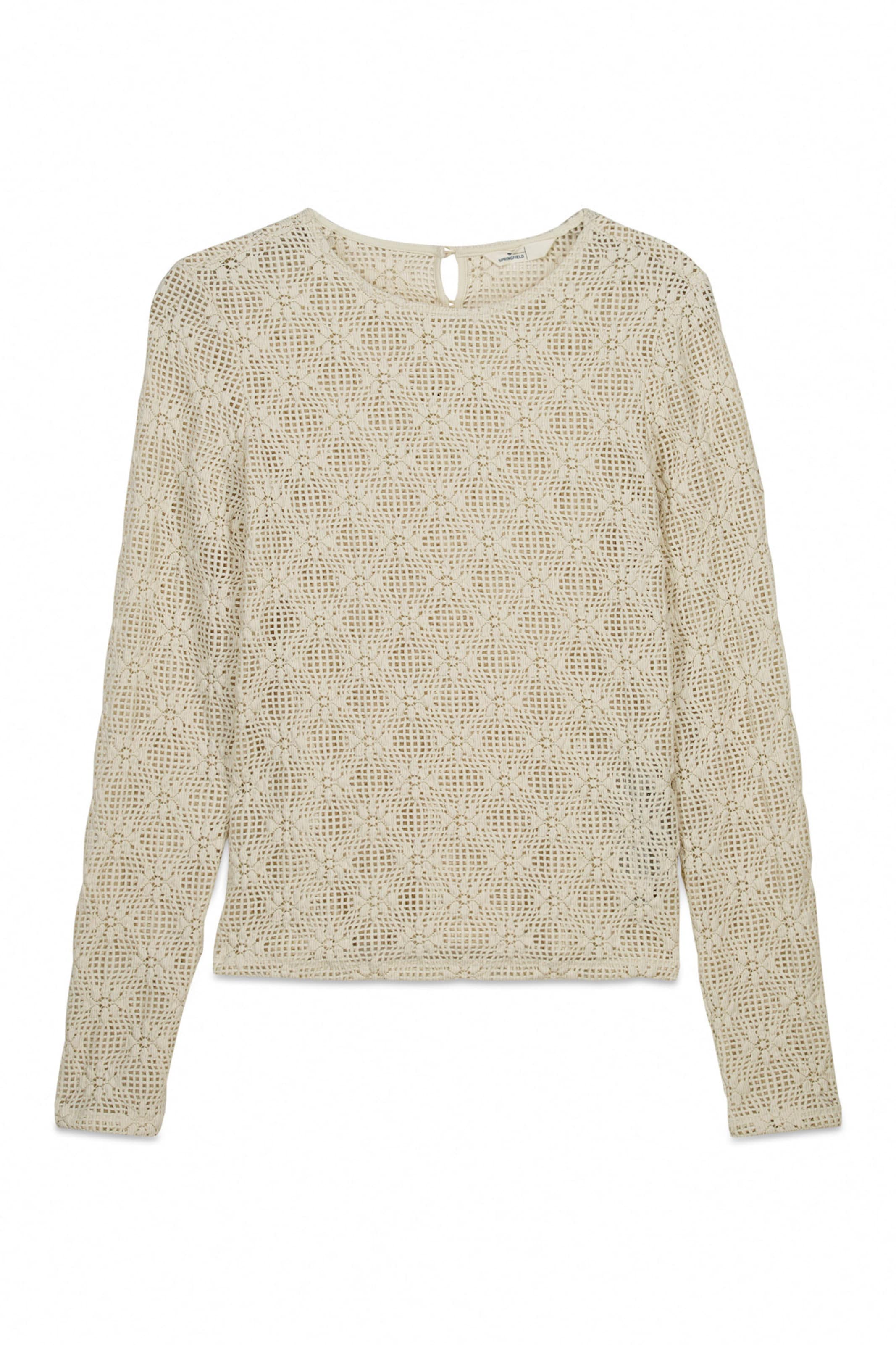 Springfield Shirt in Beige: voorkant