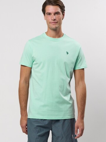 T-Shirt 'Arjun' U.S. POLO ASSN. en bleu : devant