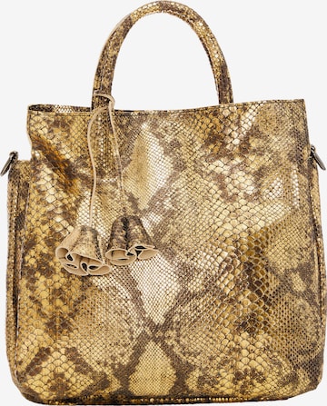 faina Handbag in Gold: front