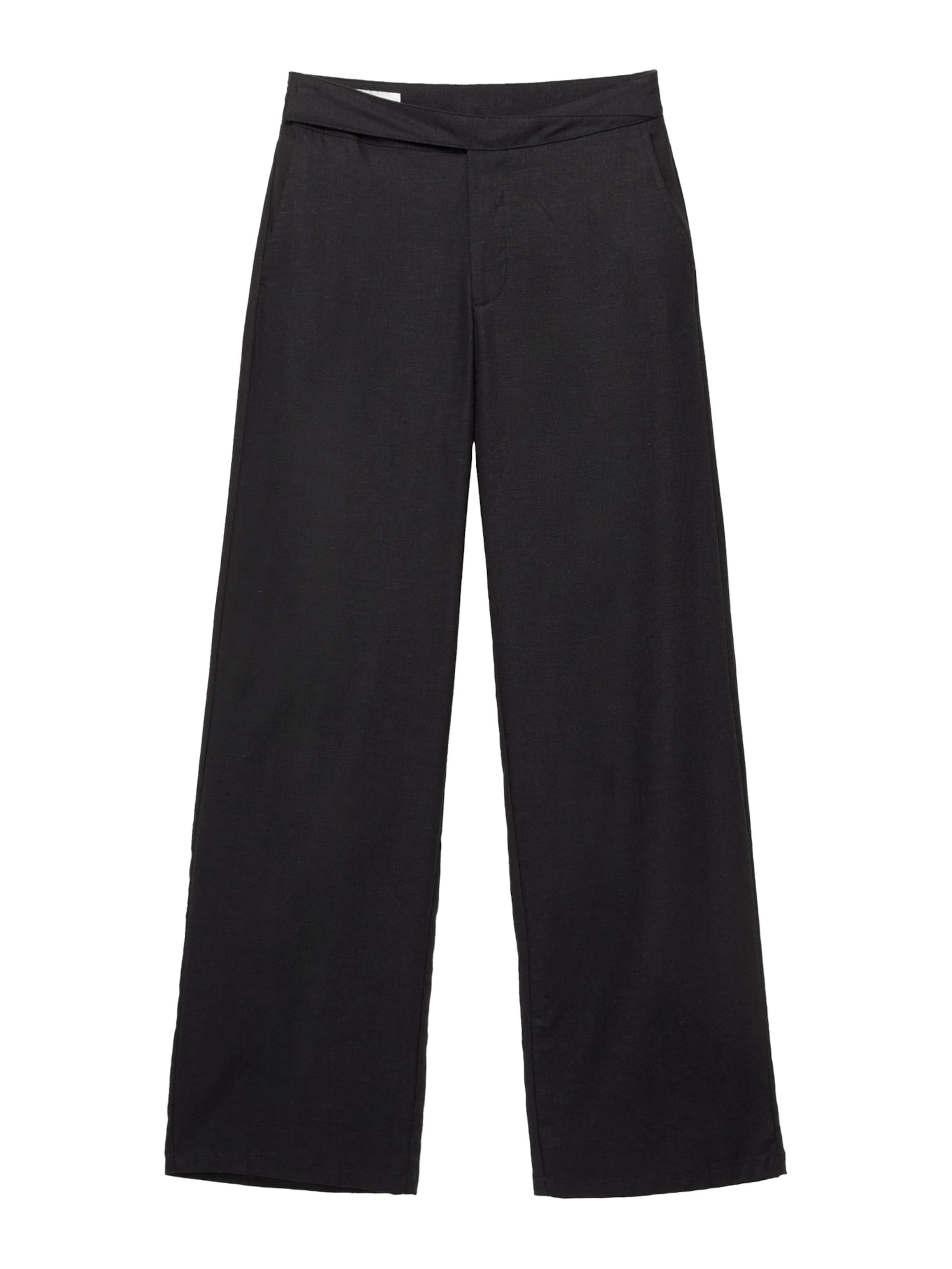 Pull&Bear Loosefit Hose in Schwarz: Vorderseite