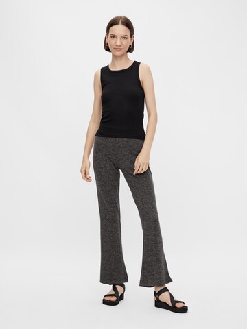 évasé Pantalon 'Pam' PIECES en gris