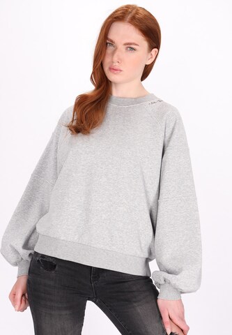 DreiMaster Vintage Sweatshirt in Grey: front