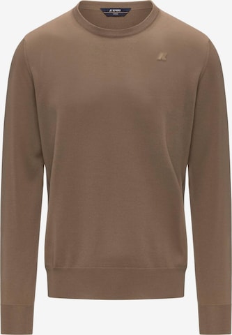 Pullover 'K-WAY SEBASTIEN MERINO PULLOVER Maglieria' di K-Way in marrone: frontale