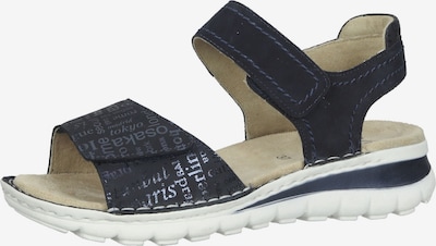 ARA Sandales 'Tampa' en marine / argent, Vue avec produit