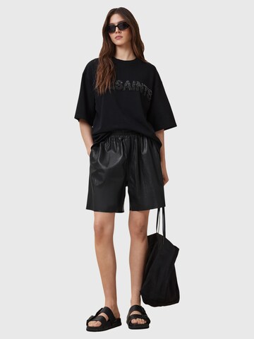 AllSaints Μπλουζάκι 'AMELIE' σε μαύρο