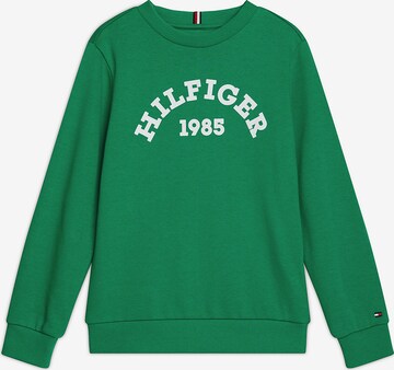 TOMMY HILFIGER Bluza w kolorze zielony: przód