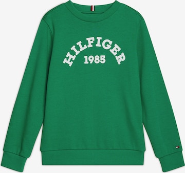 TOMMY HILFIGER Sweatshirt i grøn: forside
